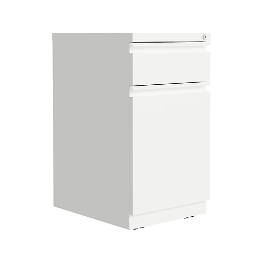 Hirsh 2Drawer Mobile Vertical File Letter Size, Lockable, 27.