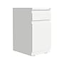 Hirsh 2-Drawer Mobile Vertical File Cabinet, Letter Size, Lockable, 27.75"H x 15"W x 19.88"D, White (25033)~#|#~sp126837091_sc7