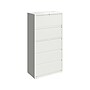 Hirsh HL10000 Series 5-Drawer Lateral File Cabinet, Locking, Letter/Legal, White, 36" (23703)~#|#~sp126837096_sc7