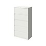 Hirsh HL10000 Series 5-Drawer Lateral File Cabinet, Locking, Letter/Legal, White, 36" (23703)~#|#~sp126837098_sc7