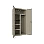 Hirsh 72" Steel Wardrobe Cabinet with 4 Shelves, Putty (22631)~#|#~sp126837101_sc7
