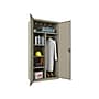 Hirsh 72" Steel Wardrobe Cabinet with 4 Shelves, Putty (22631)~#|#~sp126837104_sc7