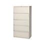 Hirsh HL10000 Series 5-Drawer Lateral File Cabinet, Locking, Letter/Legal, Putty, 36" (17901)~#|#~sp126837121_sc7