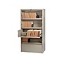 Hirsh HL10000 Series 5-Drawer Lateral File Cabinet, Locking, Letter/Legal, Putty, 36" (17901)~#|#~sp126837427_sc7