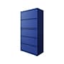Hirsh HL10000 Series 5-Drawer Lateral File Cabinet, Locking, Letter/Legal, Classic Blue, 36" (24260)~#|#~sp126837430_sc7