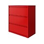 Hirsh HL10000 Series 3-Drawer Lateral File Cabinet, Locking, Letter/Legal, Lava Red, 36" (24252)~#|#~sp126837434_sc7