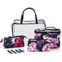 Modella Blockbuster Blue Floral PVC/Polyester 8-Piece Tote Set, Large (A28621)~#|#~sp126837444_sc7
