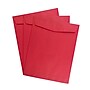 JAM Paper 10 x 13 Open End Catalog Colored Envelopes, Red Recycled, 100/Pack (V0128192)~#|#~sp126919163_sc7