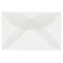 JAM Paper 3Drug Translucent Vellum Mini Envelopes, 2.3125 x 3.625, Clear, 25/Pack (LECV900)~#|#~sp126919165_sc7
