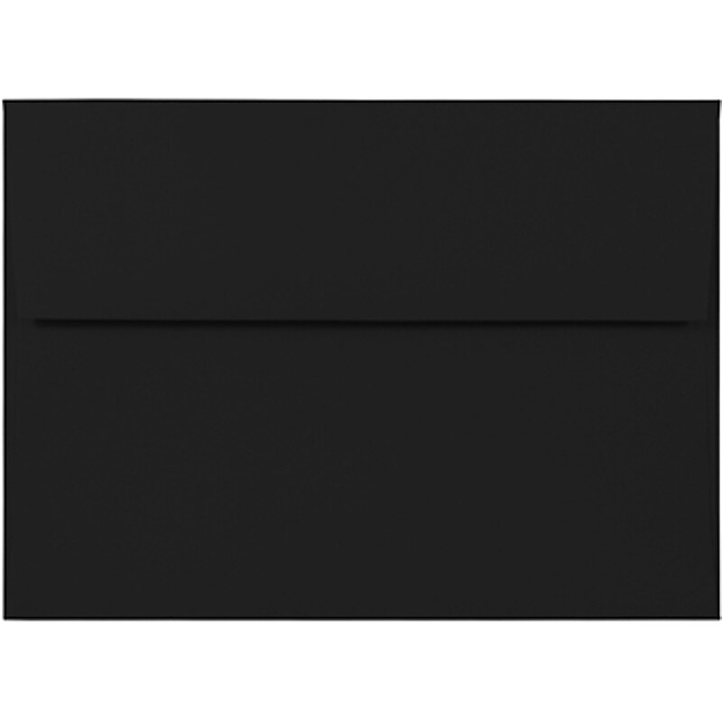 JAM Paper A7 Invitation Envelopes, 5.25 x 7.25, Black, Bulk 1000/Carton (20114913b) image 1