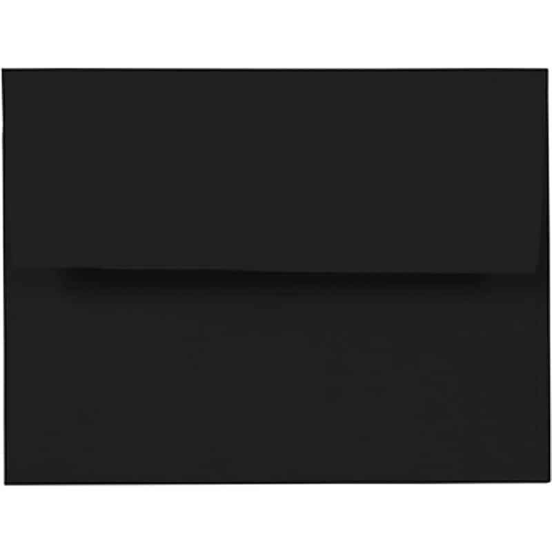 JAM Paper A2 Invitation Envelopes, 4.375 x 5.75, Black, 25/Pack (114914) image 1