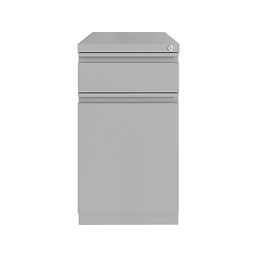 Hirsh 2Drawer Mobile Vertical File Letter Size, Lockable, 27.