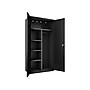 Hirsh 72" Steel Wardrobe Cabinet with 4 Shelves, Black (22632)~#|#~sp126926553_sc7