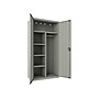 Hirsh 72" Steel Wardrobe Cabinet with 4 Shelves, Light Gray (22633)~#|#~sp126926558_sc7