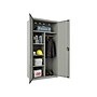 Hirsh 72" Steel Wardrobe Cabinet with 4 Shelves, Light Gray (22633)~#|#~sp126926561_sc7