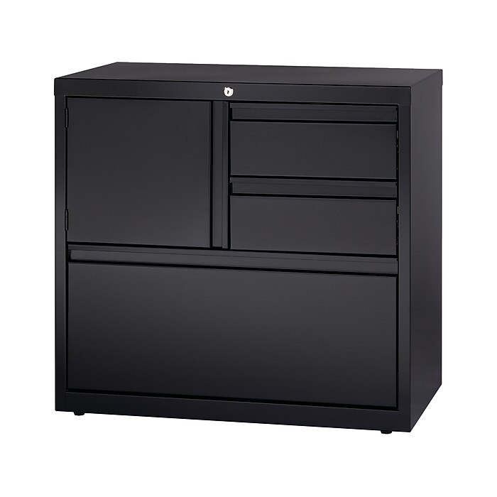 Hirsh HL8000 Series 3-Drawer Lateral File Cabinet, Locking, Letter