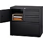 Hirsh HL8000 Series 3-Drawer Lateral File Cabinet, Locking, Letter/Legal, Black, 30" (19628)~#|#~sp126926575_sc7