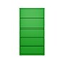 Hirsh HL10000 Series 5-Drawer Lateral File Cabinet, Locking, Letter/Legal, Screaming Green, 36" (24259)~#|#~sp126926579_sc7