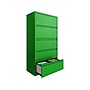Hirsh HL10000 Series 5-Drawer Lateral File Cabinet, Locking, Letter/Legal, Screaming Green, 36" (24259)~#|#~sp126926581_sc7