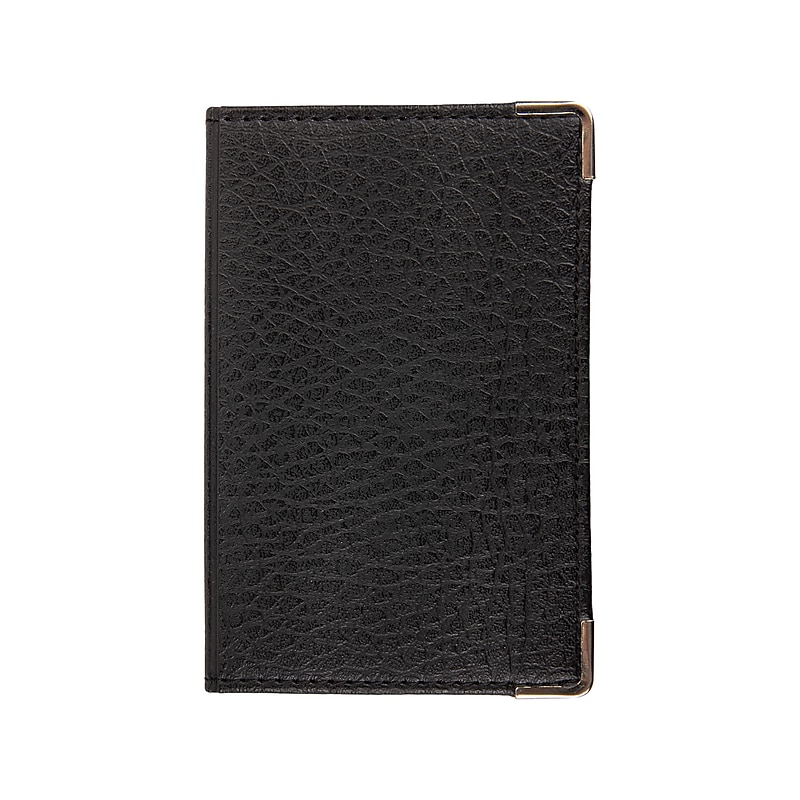 Bond Street Business Card File, 10-Card Capacity, Black (BCC5194BS-BLACK) image 1
