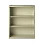 Hirsh HL8000 Series 42"H 3-Shelf Bookcase with Adjustable Shelves, Putty Steel (21989)~#|#~sp127029220_sc7
