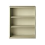 Hirsh HL8000 Series 42"H 3-Shelf Bookcase with Adjustable Shelves, Putty Steel (21989)~#|#~sp127029221_sc7