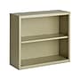 Hirsh HL8000 Series 30"H 2-Shelf Bookcase with Adjustable Shelf, Putty Steel (21986)~#|#~sp127029225_sc7