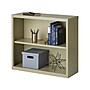 Hirsh HL8000 Series 30"H 2-Shelf Bookcase with Adjustable Shelf, Putty Steel (21986)~#|#~sp127029228_sc7