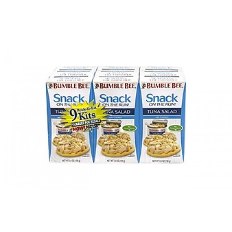 Bumble Bee Ready-to-Eat Tuna Salad Kits, 3.5 oz., 9/Pack (220-00707)