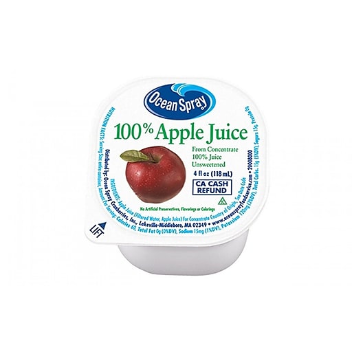 Ocean Spray Apple Juice, 4 oz., 48 Count (00720) at Staples