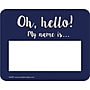 Barker Creek Self-adhesive Oh Hello! School Name Tags, 2.75" x 3.5", 45/Pack (1555) ~#|#~sp127285011_sc7