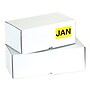 Tape Logic 3" x 2" Rectangle "JAN" Months of the Year Label, Fluorescent Yellow, 500/Roll~#|#~sp127287414_sc7