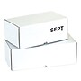 Tape Logic 3" x 2" Rectangle "SEPT" Months of the Year Label, White, 500/Roll~#|#~sp127288040_sc7