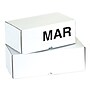 Tape Logic 6" x 3" Rectangle "MAR" Months of the Year Label, White, 500/Roll~#|#~sp127288074_sc7