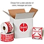 PACKAGING MAX "Fragile This Side Up" Staples Shipping Label, 3" x 5", 500 Labels/Roll (SCL521)~#|#~sp127288986_sc7