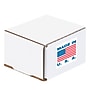 Tape Logic Labels, "Made in U.S.A., 2" x 2", Red/White/Blue, 500/Roll (USA304)~#|#~sp127288999_sc7