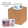 Tape Logic Labels, "Made in U.S.A., 2" x 2", Red/White/Blue, 500/Roll (USA304)~#|#~sp127289000_sc7