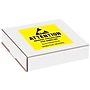 Tape Logic Labels, "Attention - Observe Precautions", 4" x 4", Black/Yellow, 500/Roll~#|#~sp127289521_sc7