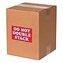 Tape Logic "Do Not Double Stack" Labels, Red/White, 5" x 3", 500/Rl~#|#~sp127289548_sc7