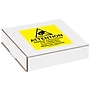 Tape Logic Labels, "Attention - Observe Precautions", 4" x 4", Black/Yellow, 500/Roll (DL9083)~#|#~sp127289597_sc7
