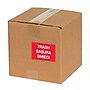 Tape Logic 2" x 3" "TRASH/BASURA/SMIECI" Inventory Label, Red, 500/Roll~#|#~sp127289679_sc7