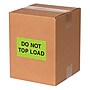 Labels, "Do Not Top Load", 3" x 5", Fluorescent Green, 500/Roll (DL2345)~#|#~sp127289695_sc7