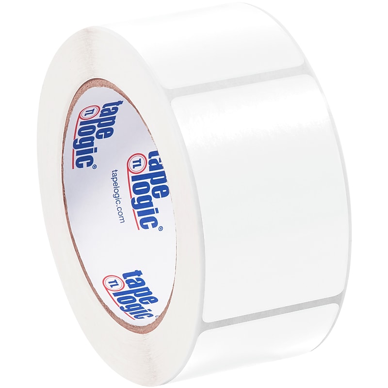 Tape Logic Block Out Labels, 2" x 3", White, 500/Roll (DL1382W) image 1