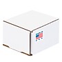 Tape Logic Labels, "Made in U.S.A.", 1" x 1", Red/White/Blue, 500/Roll (USA302)~#|#~sp127290282_sc7