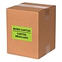 Tape Logic Bilingual Labels, "Mixed Carton - Carton Mezclado", 3" x 5", Fluorescent Green, 500/Roll (DL1319)~#|#~sp127290405_sc7