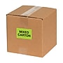 Tape Logic Labels, "Mixed Carton", 2" x 3", Fluorescent Green, 500/Roll (DL1318)~#|#~sp127290458_sc7