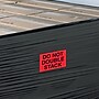 Tape Logic Labels, "Do Not Double Stack", 4" x 6", Fluorescent Red, 500/Roll (DL1317)~#|#~sp127290461_sc7