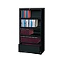 Hirsh HL10000 Series 5-Drawer Lateral File Cabinet, Locking, Letter/Legal, Black, 36" (17902)~#|#~sp127293415_sc7