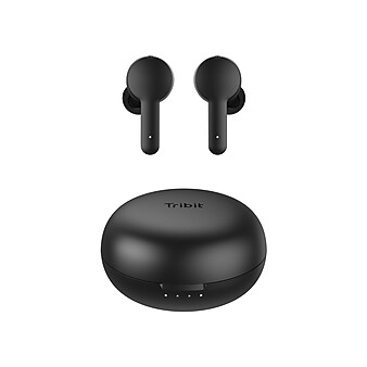 Tribit FlyBuds NC Wireless Bluetooth Stereo Headphones, Black (1KSC012102N02)
