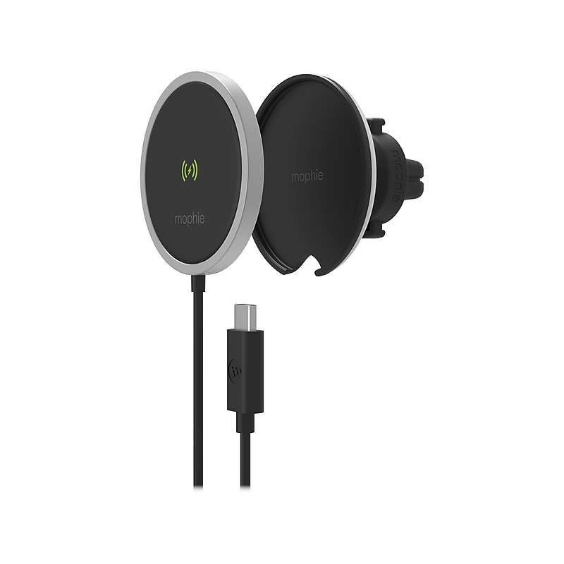 Mophie snap+ Magnetic Cell Phone Car Vent Mount, Black (401307635) image 1
